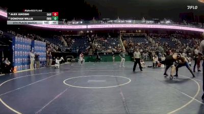 3A 285 lbs 5th Place Match - Alex Jukoski, Central Academy Of Technology And Arts vs Donovan Willis, East Wake High School