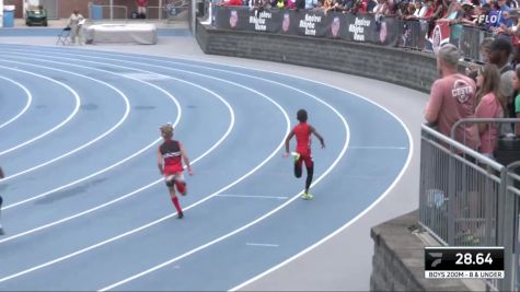 Youth Boys' 200m Championship, Semi-Finals 2 - Age 8
