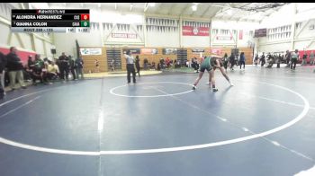 125 lbs Champ. Round 3 - Alondra Hernandez, Clayton Valley School vs Gianna Colon, Castro Valley