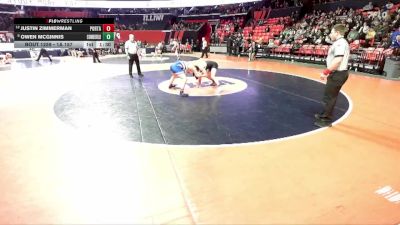 1A 157 lbs Cons. Round 2 - Owen McGinnis, Toledo (Cumberland) vs Justin Zimmerman, Petersburg (PORTA)