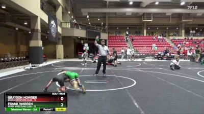 61 lbs Round 5 - Grayson Howser, Salina Wrestling Club vs Frank Warren, Derby Wrestling Club