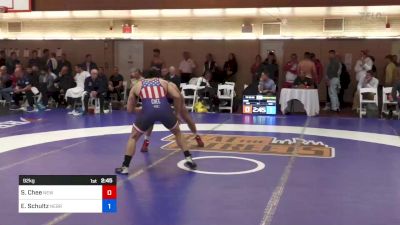 92 kg Quarterfinal - Simon Chee, New York vs Eric Schultz, Nebraska Wrestling Training Center