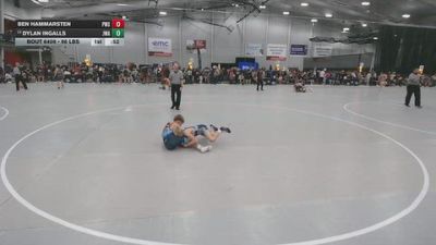 96 lbs Cons. Rd Of 32 - Ben Hammarsten, Pinnacle Wrestling School vs Dylan Ingalls, Jackrabbit Wrestling Academy
