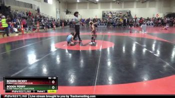 45 lbs Quarterfinal - Bowen Dickey, Forest Lake Wrestling Club vs Boden Perry, Blaine Wrestling Association