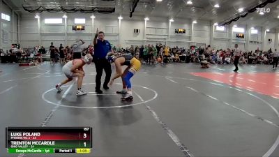 157 lbs Round 2 (4 Team) - Luke Poland, Phoenix WC 2 vs Trenton McCardle, Ohio Valley