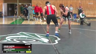 197 lbs Semifinal - Jakar Carter, Palomar College vs Chance Evans, Cuesta College