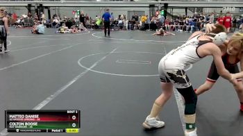 80 lbs Semis (4 Team) - Matteo Danise, U2 Upstate Uprising vs Colton Boose, Mat Warriors