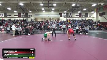 113 lbs Round 1 - Stratton Luke, Union, LaPorte City vs Jackson Loften, Osage