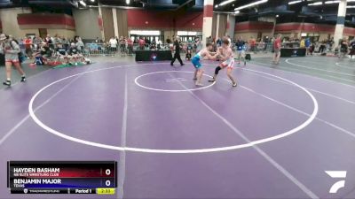 150 lbs Champ. Round 1 - Hayden Basham, NB Elite Wrestling Club vs Benjamin Major, Texas