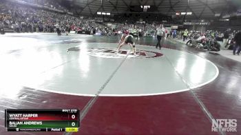 3A 150 lbs Champ. Round 1 - Wyatt Harper, Central Kitsap vs Balian Andrews, Kelso