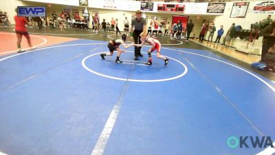 61 lbs Final - Alex Morgan, Fort Gibson Youth Wrestling vs Asher Slavens, Honey Badgers Wrestling Club