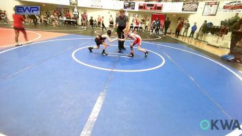 61 lbs Final - Alex Morgan, Fort Gibson Youth Wrestling vs Asher Slavens, Honey Badgers Wrestling Club