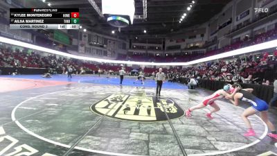 114 lbs Cons. Round 3 - Kylee Montenegro, Homedale vs Ailsa Martinez, Timberline