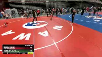 43 lbs Cons. Round 4 - Noah Wilmoth, Torrington Wrestling Club vs Jaxon Lynch, Tri-State Grapplers