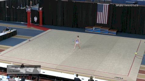 Lily Ruden - Ball - 2021 Rhythmic Elite Qualifier