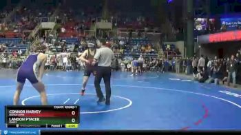 195 lbs Champ. Round 1 - Connor Harvey, Bishop Ryan vs Landon Ptacek, Oakes