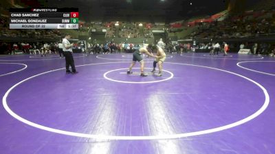 217 lbs Round Of 32 - Chad Sanchez, Clovis East vs Michael Gonzalez, Summit Charter