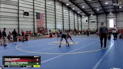 138 lbs Quarters - Maya Assad-Thompson, Midwest Assasins Blue vs Chloe Barrett, STORMETTES