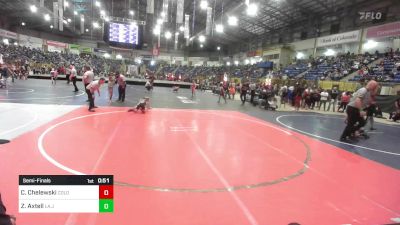 58 lbs Semifinal - Chase Chelewski, Colorado Outlaws vs Zaiden Axtell, La Junta Wolfpack