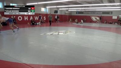 157 lbs Cons. Round 2 - Dylan McEwen, North Iowa Area Community College vs Kayden Marolf, St. Ambrose University