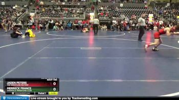 130 lbs Cons. Round 3 - Merreck France, Louisville Wrestling Club vs Jaden Peters, The Wrestling Factory