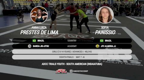 Anna Luiza Prestes De Lima vs Sofia Panissio 2026 ADCC Sao Paulo Open & Kids Trials