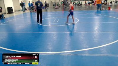 88 lbs Placement (4 Team) - Colton Scott, LPGE/B Wolves vs Lenox Citrowske, Canby