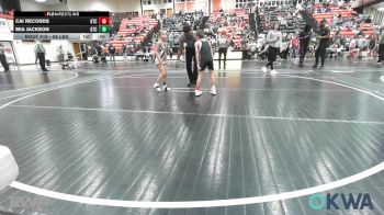 58 lbs Rr Rnd 2 - Cai Records, Grove Takedown Club vs Mia Jackson, Grove Takedown Club