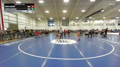 68 lbs Round Of 16 - Cruz Albert, None vs Aiden Gianino, Tewksbury