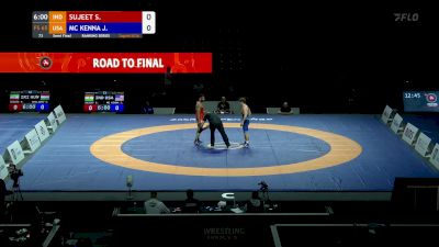 65 kg Semifinal - Joey McKenna, USA vs Sujeet Sujeet, IND