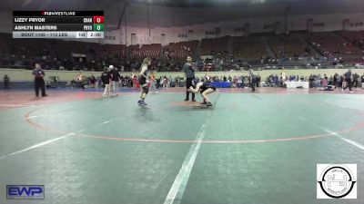 113 lbs Semifinal - Lizzy Pryor, Chandler JH Girls vs Ashlyn Masters, Pryor Tigers Wrestling