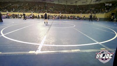 131 lbs Quarterfinal - Cameron Wallace, Kingfisher YellowJackets vs Anthony Drain, Mustang Bronco Wrestling Club