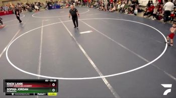 33-36 lbs Semifinal - Knox Lanik, Summit Wrestling Academy vs Sophia Jordan, Minnesota