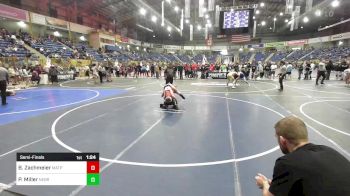 114 lbs Semifinal - Beckham Zachmeier, Matpac WC vs Preston Miller, Nebraska Elite