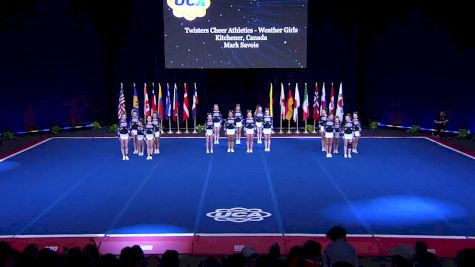 Twisters Cheer Athletics (Canada) - Weather Girls [2018 L3 Junior Small D2 Day 1] UCA International All Star Cheerleading Championship