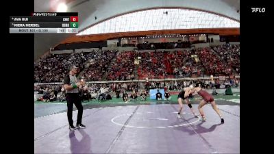 G 100 lbs Quarterfinal - Kiera Hersel, Rocky Mountain vs Ava Bui, Centennial