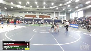 101 lbs Round 2 (3 Team) - Lukas Yeager, Hilton vs Cooper Constantine, Yorktown Sr