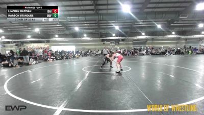 135 lbs Consi Of 32 #2 - Lincoln Bastian, Idaho Gold Wrestling Club vs Karson Standlee, Unaffiliated