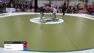 70 kg Consi Of 64 #1 - Chase Burke, Mat Town USA vs Jack Marlow, Pittsburgh Wrestling Club