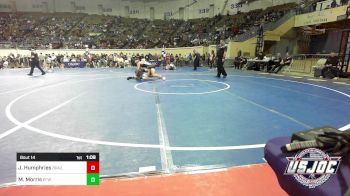 170 lbs Round Of 32 - John Humphries, Brazos Valley Wrestling Club vs Michael Morris, Eagle Fang Wrestling