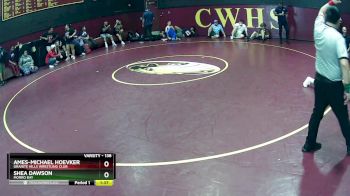 138 lbs Semifinal - Shea Dawson, Morro Bay vs Ames-Michael Hoevker, Granite Hills Wrestling Club