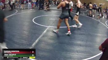 148 lbs Semifinal - Damian Montoya, RED WAVE WC vs Troy Nichols, Tri Valley Elite