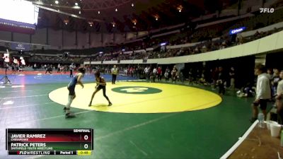 Rookie 6-8 100 Semifinal - Javier Ramirez, Chesapeake vs Patrick Peters, Smithfield Youth Wrestling