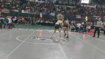 G - 120 lbs Semifinal - Taylor Lay, Helena Capital (Girls) vs Araeya Nelson, Billings West (Girls)
