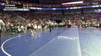 2A-175 lbs Cons. Round 5 - Ayden Antonelli, Anamosa vs Blake Mather, West Delaware, Manchester