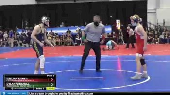 126 lbs Round 2 (3 Team) - William Kisner, Cold Spring Harbor Sr High vs Dylan Winchell, Warrensburg-Bolton Sr HS