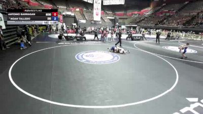 84 lbs Cons. Round 2 - Antonio Barragan, Manteca Cobras Wrestling Club vs Noah Talledo, Sunnyvale Wrestling Club
