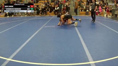 110 lbs Quarterfinal - Diverson Edmond, Mollitium Wrestling Club vs Ben Lange, Rushford-Peterson