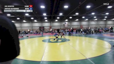 105 lbs Rr Rnd 3 - Ava Montes, PA West Yellow - GHSE vs Justice Gutierrez, LTD - GHSE
