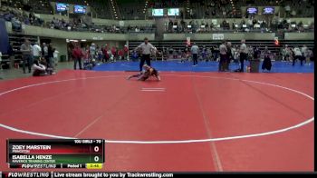 70 lbs Round 3 - Isabella Henze, Maverick Training Center vs Zoey Marstein, Princeton